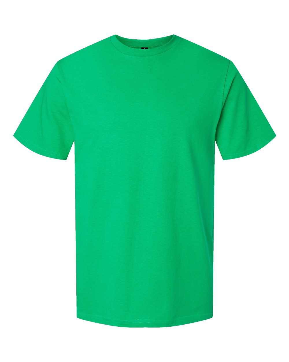 Front View of Irish Green Softstyle® Midweight T-Shirt - 65000