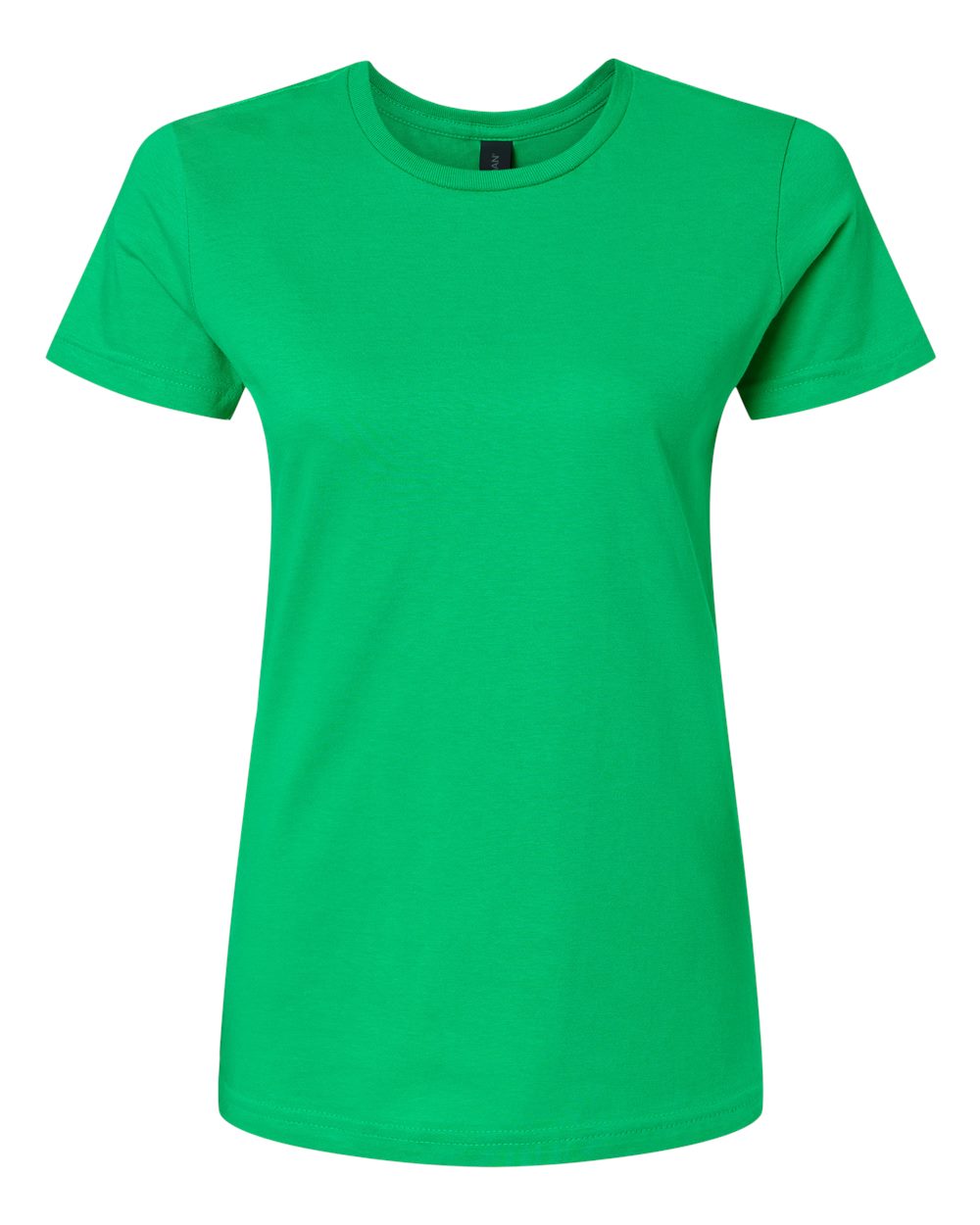 Front View of Irish Green Softstyle® Women’s T-Shirt - 64000L