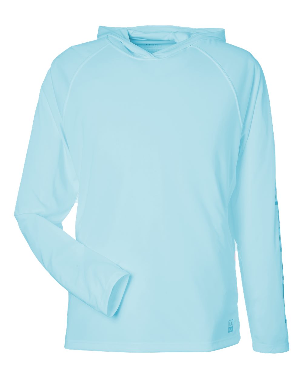 Front View of Island Paradise LoPro Pursuit Long Sleeve Hooded T-Shirt - H12L010