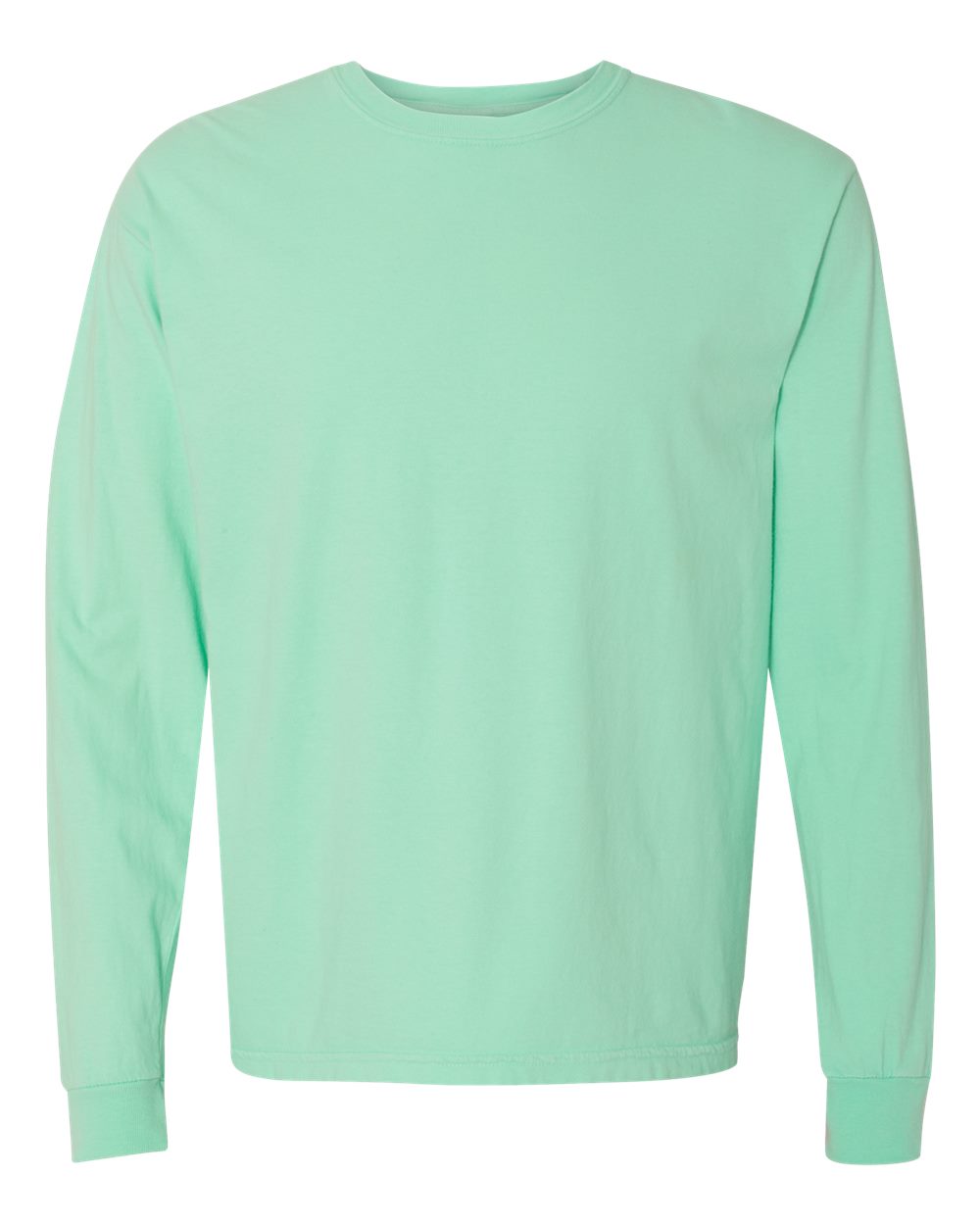 Front View of Island Reef Garment-Dyed Heavyweight Long Sleeve T-Shirt - 6014