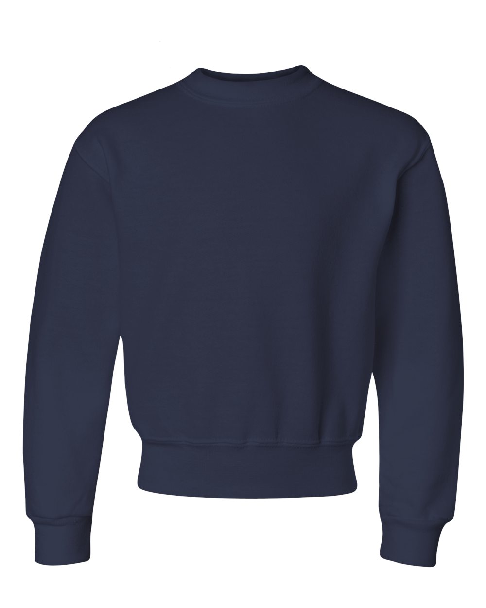 J. Navy NuBlend® Youth Crewneck Sweatshirt - 562BR