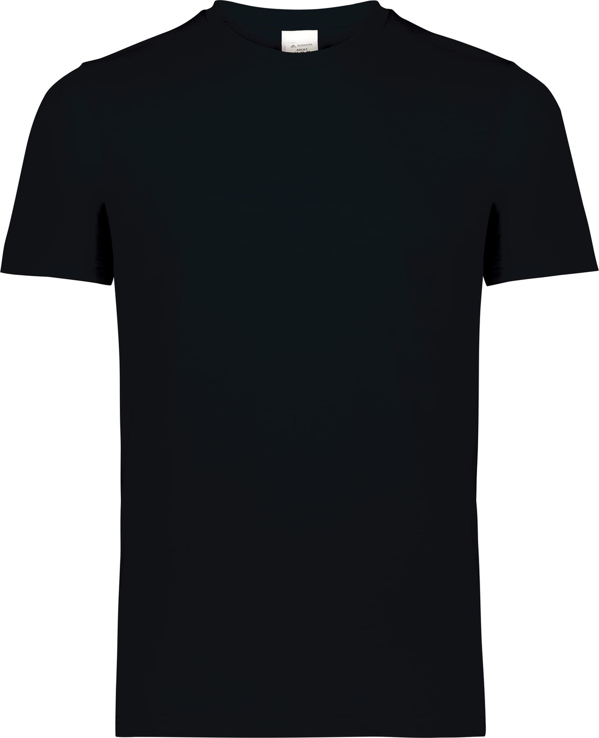 Front View of JET BLACK ALL-DAY CORE BASIC 50/50 TEE