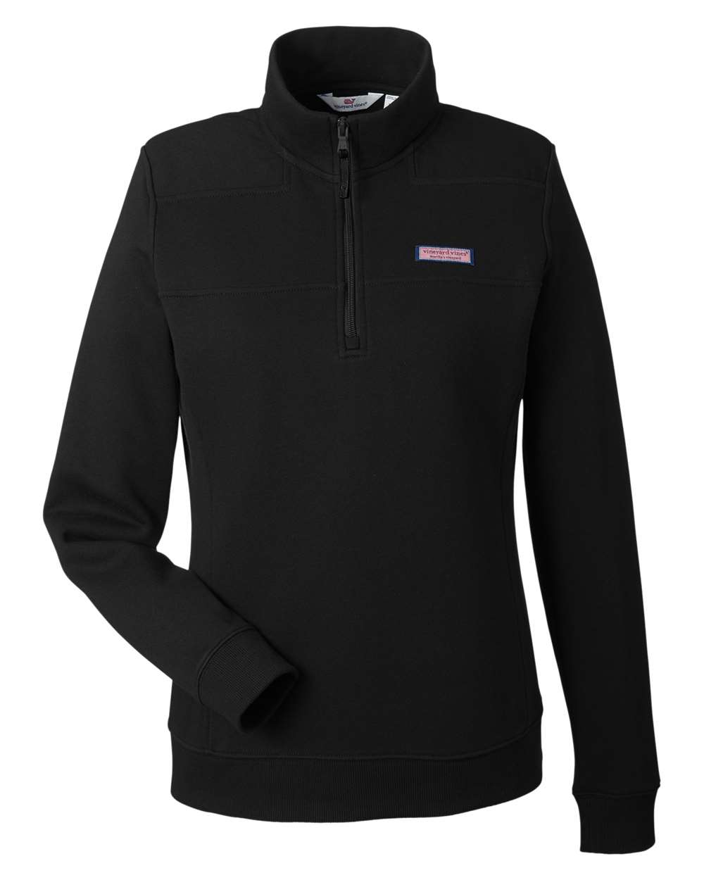 Front View of Jet Black Women&#39;s Collegiate Shep Shirt - K002795