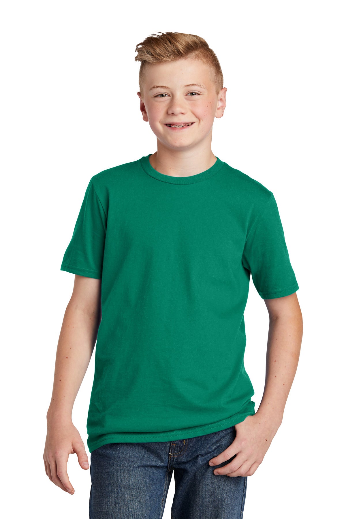 Front View of JewelGreen District Youth Very Important Tee . DT6000Y