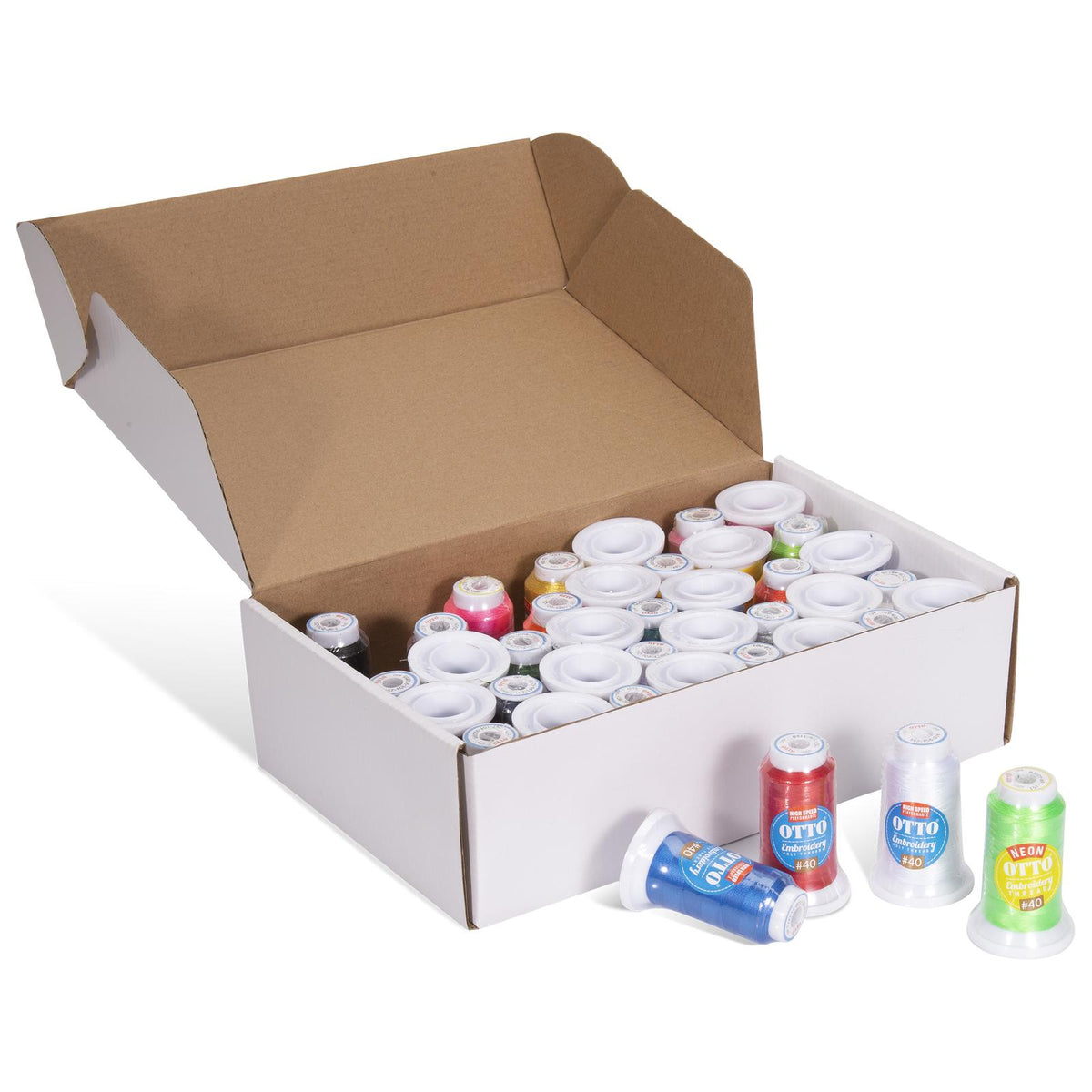 Front View of K1 - Thread K1 OTTO Embroidery Thread Kit