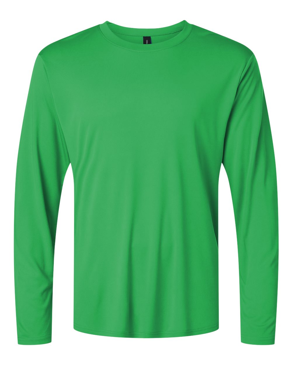 Front View of Kelly Green Pro-Lock Performance Long Sleeve T-Shirt - 48400
