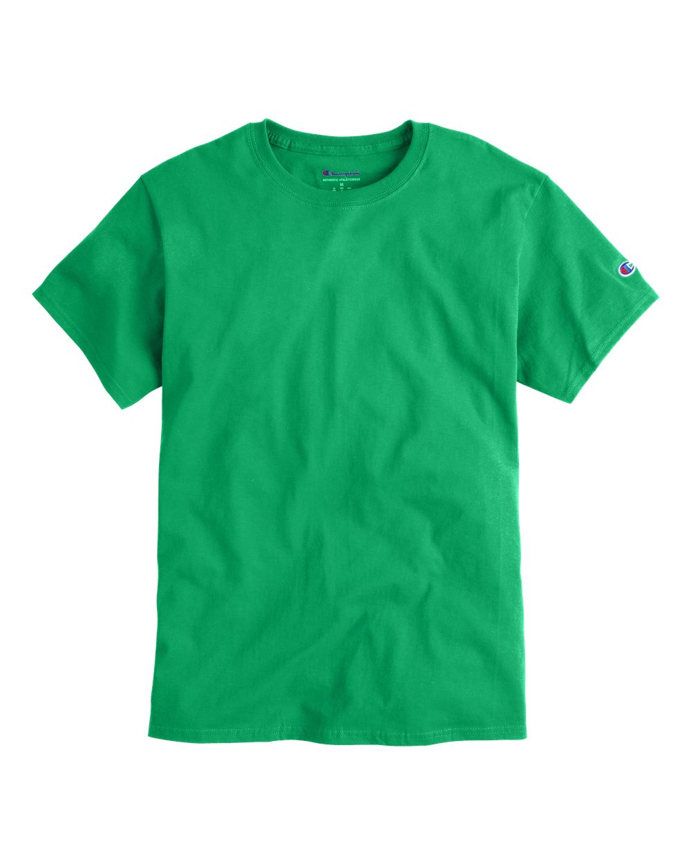 Front View of Kelly Green T-Shirt - T425
