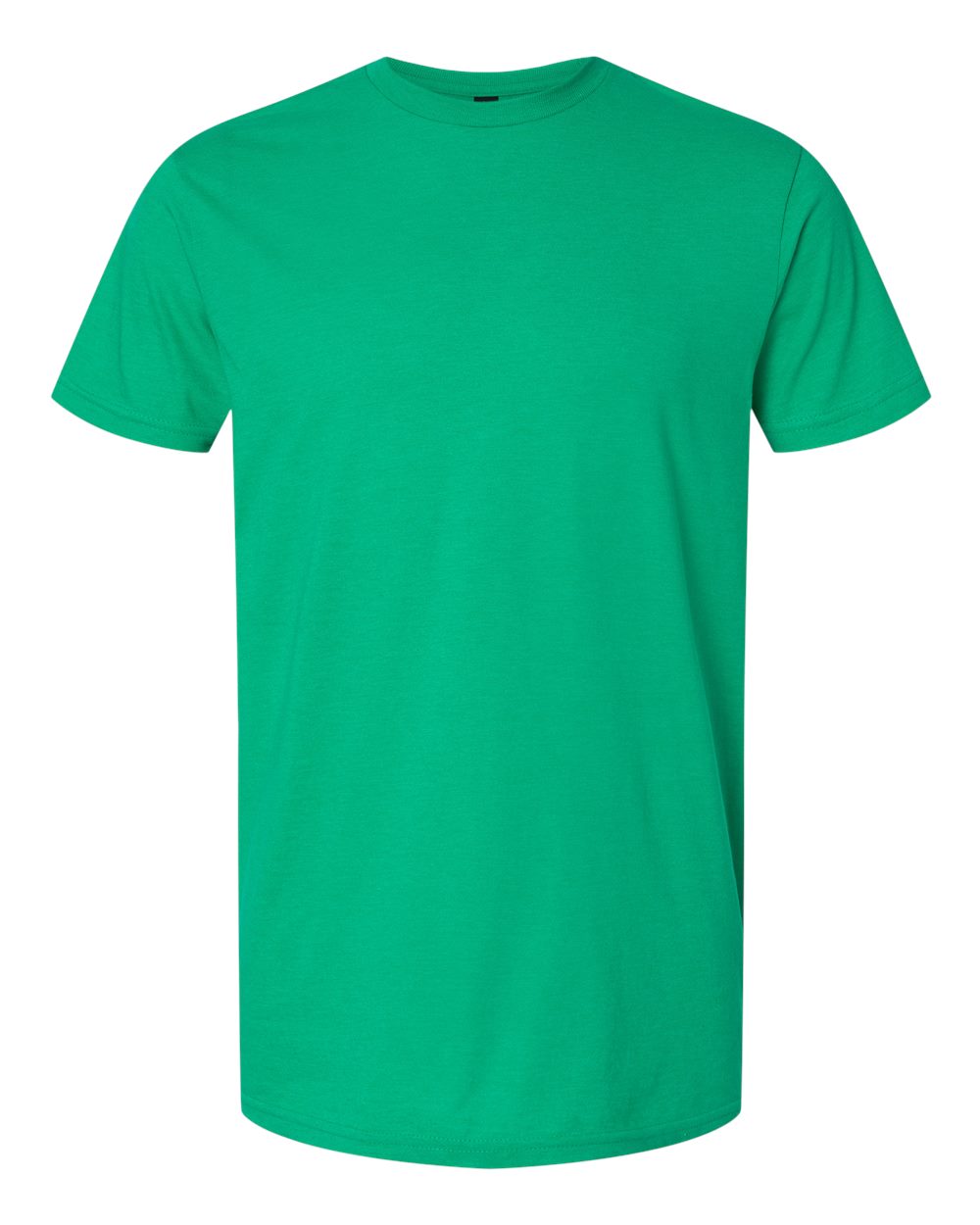 Front View of Kelly Mist Softstyle® CVC T-Shirt - 64000CVC