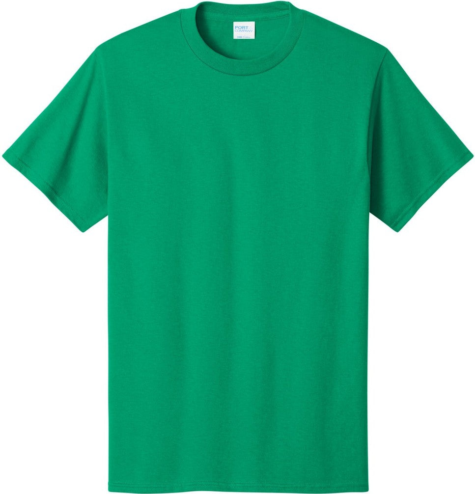 Front View of Kelly Port & Co Tall Core Cotton Tee PC54T