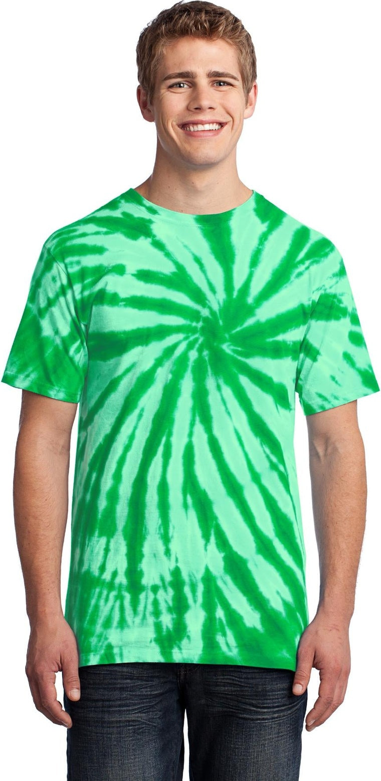 Front View of Kelly Port & Co Tie-Dye Tee. PC147
