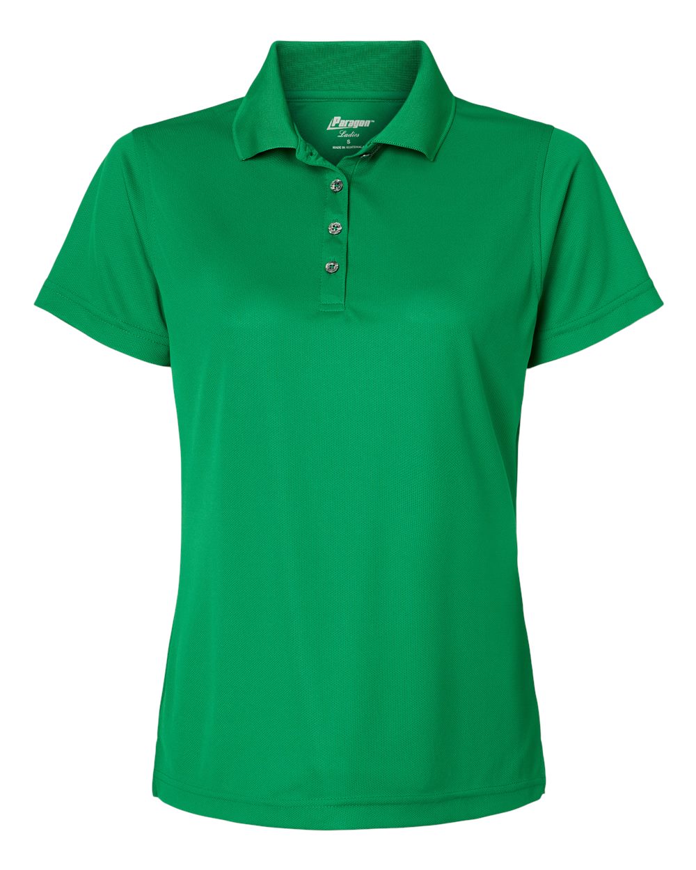 Front View of Kelly Women's Saratoga Performance Mini Mesh Polo - 104