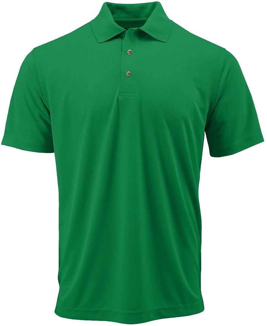 Front View of Kelly Youth Saratoga Performance Mini Mesh Polo - 108Y