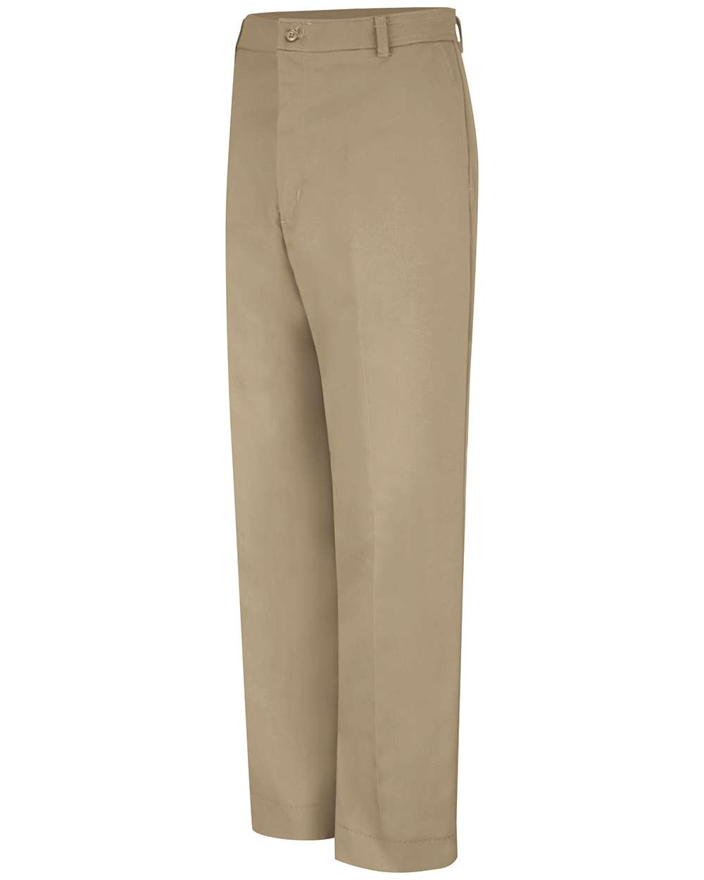 Front View of Khaki - 30I Cell Phone Pocket Pants - PT2C