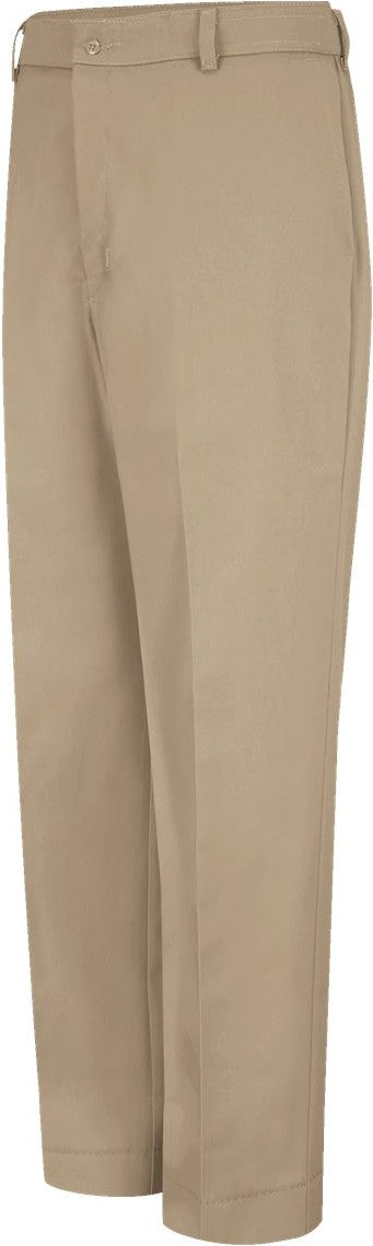 Front View of Khaki - 31I Dura-Kap Industrial Pants - PT20