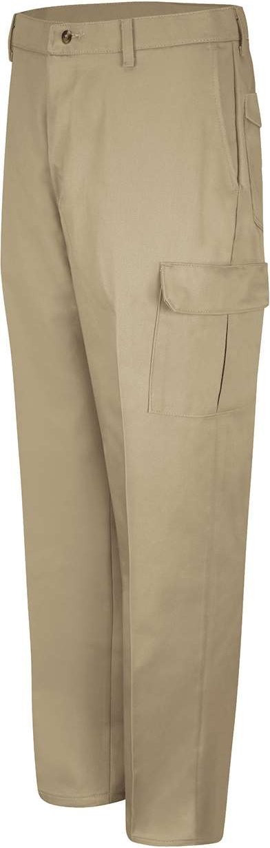 Front View of Khaki - 36 Cargo Pants - PC76