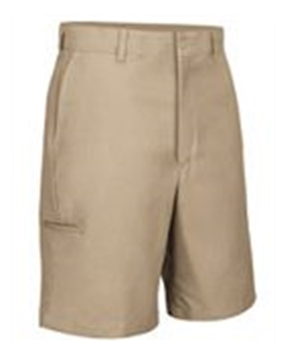 Front View of Khaki Cell Phone Pocket Shorts Extended Sizes - PT4CEXT