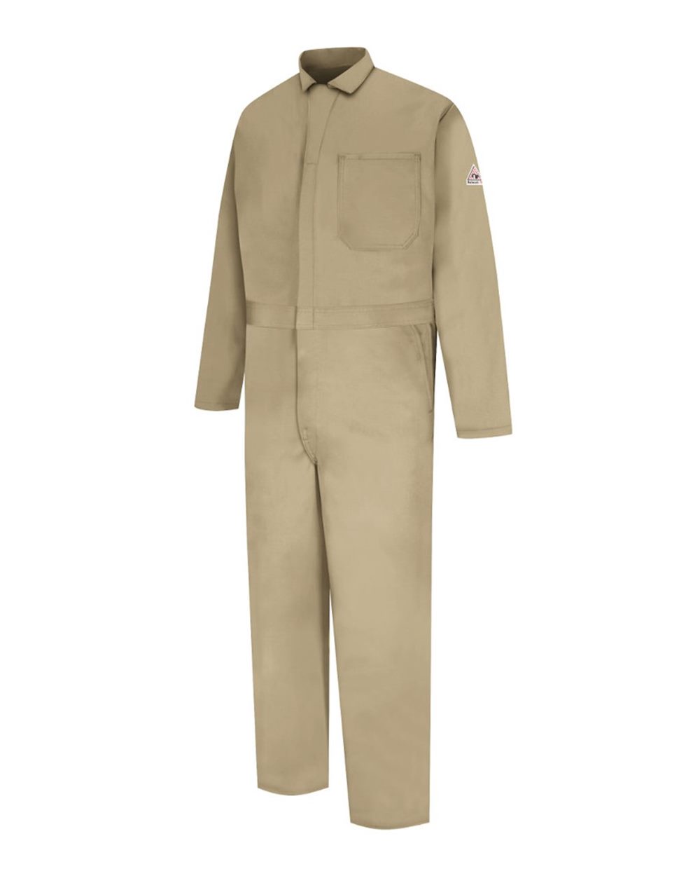 Front View of Khaki Classic Coverall Excel FR - Tall Sizes - CEC2T