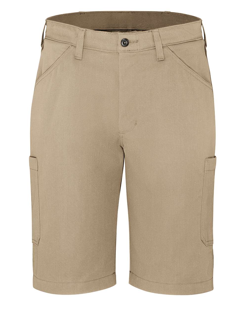 Front View of Khaki Mimix® Pro Shorts - Extended Sizes - PX52EXT