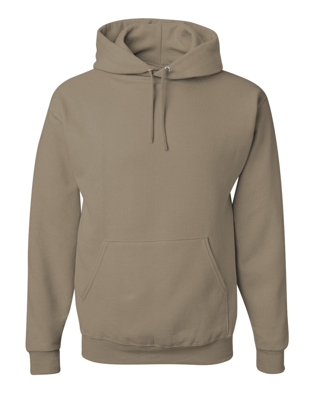 Khaki NuBlend® Hooded Sweatshirt - 996MR
