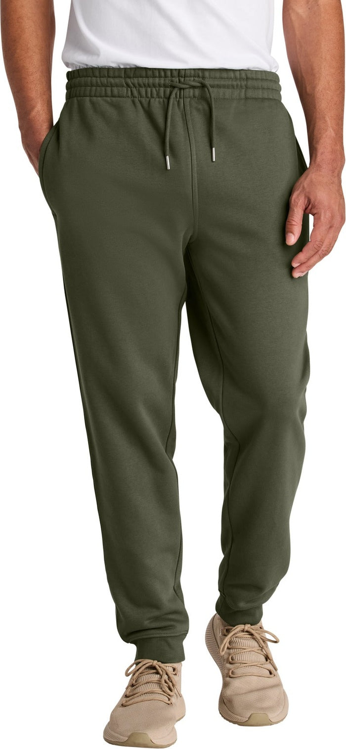 Front View of KhakiGreen Stanley/Stella Unisex Flyer Jogger SXU006
