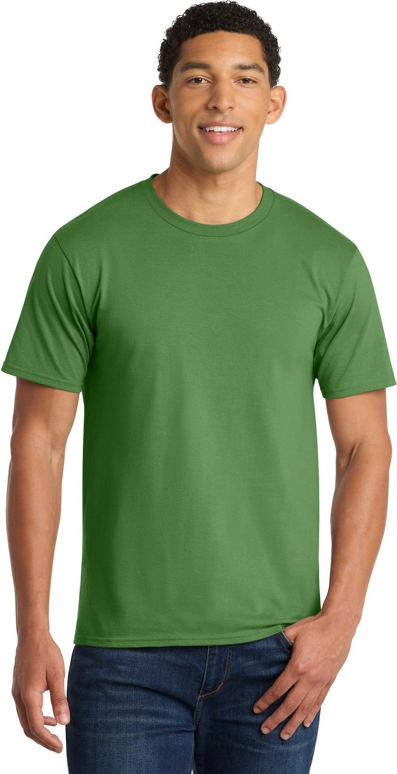 Front View of Kiwi Port & Co Fan Favorite Tee. PC450