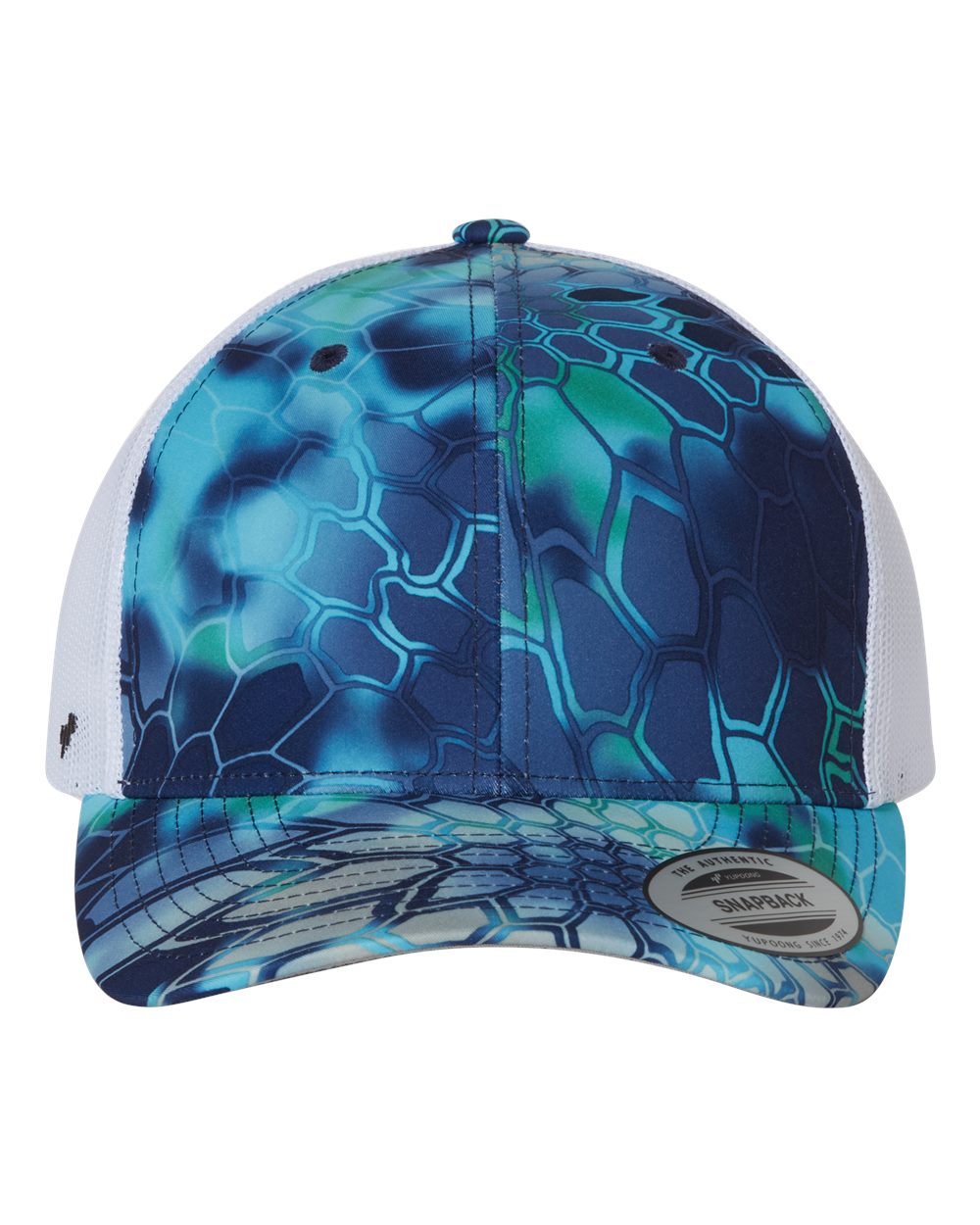 Front View of Kryptek Pontus Retro Trucker Cap - 6606
