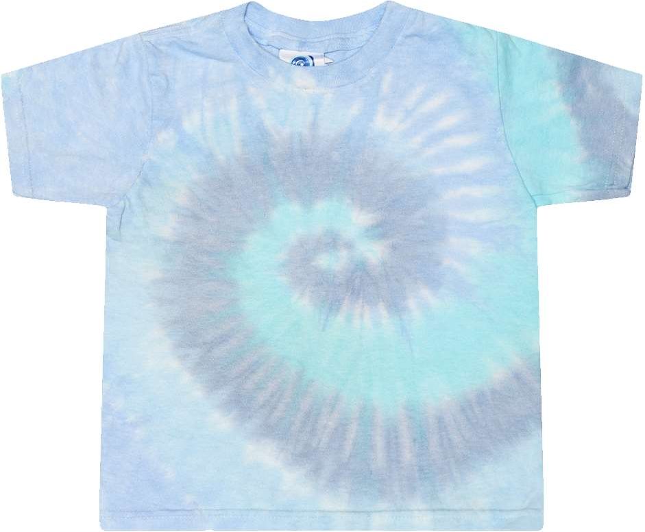 Front View of Lagoon Toddler Tie-Dyed T-Shirt - 1160