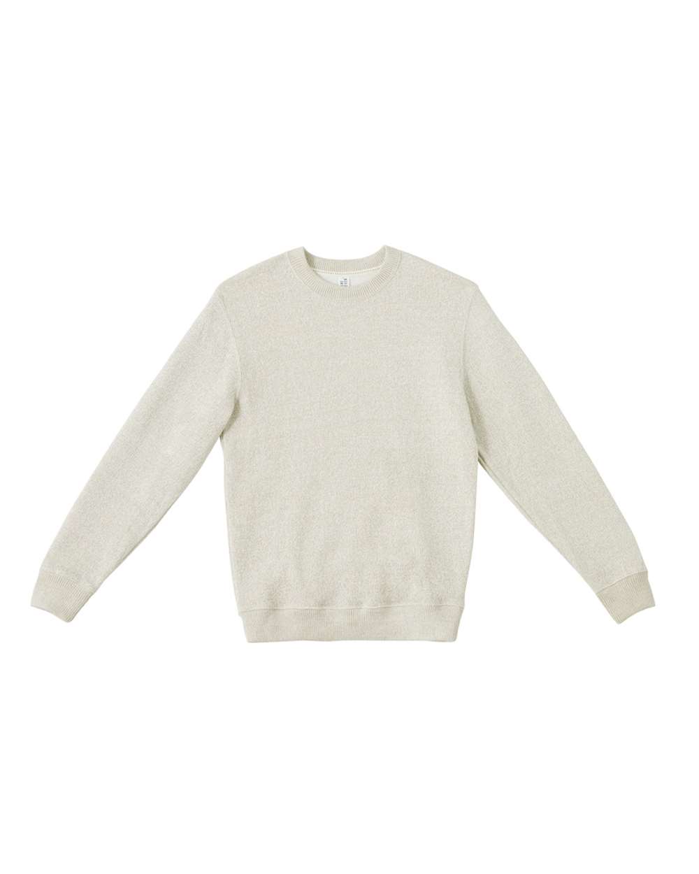 Front View of Latte Nantucket Crewneck - LS11004