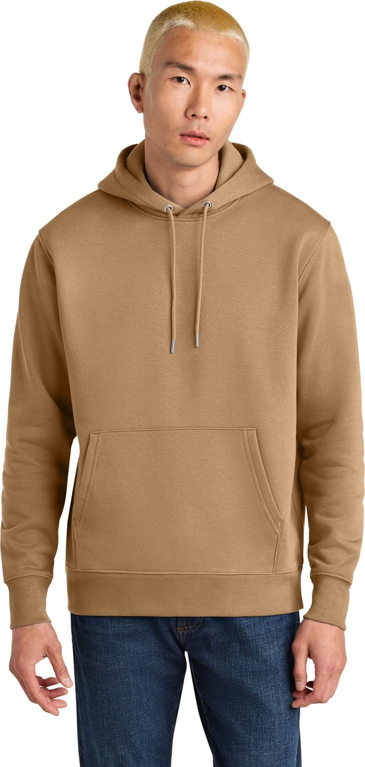 Front View of Latte Stanley/Stella Unisex Cruiser 2.0 Hooded Sweatshirt SXU003