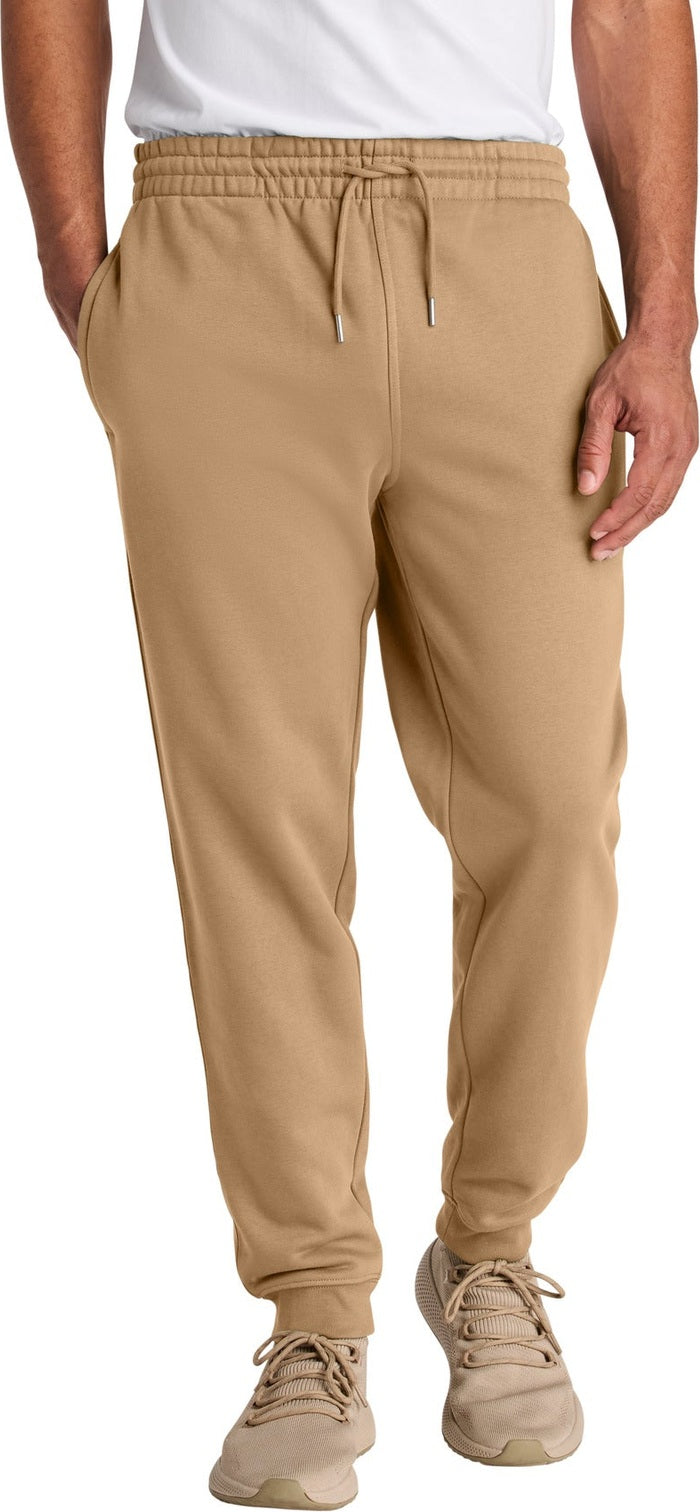 Front View of Latte Stanley/Stella Unisex Flyer Jogger SXU006