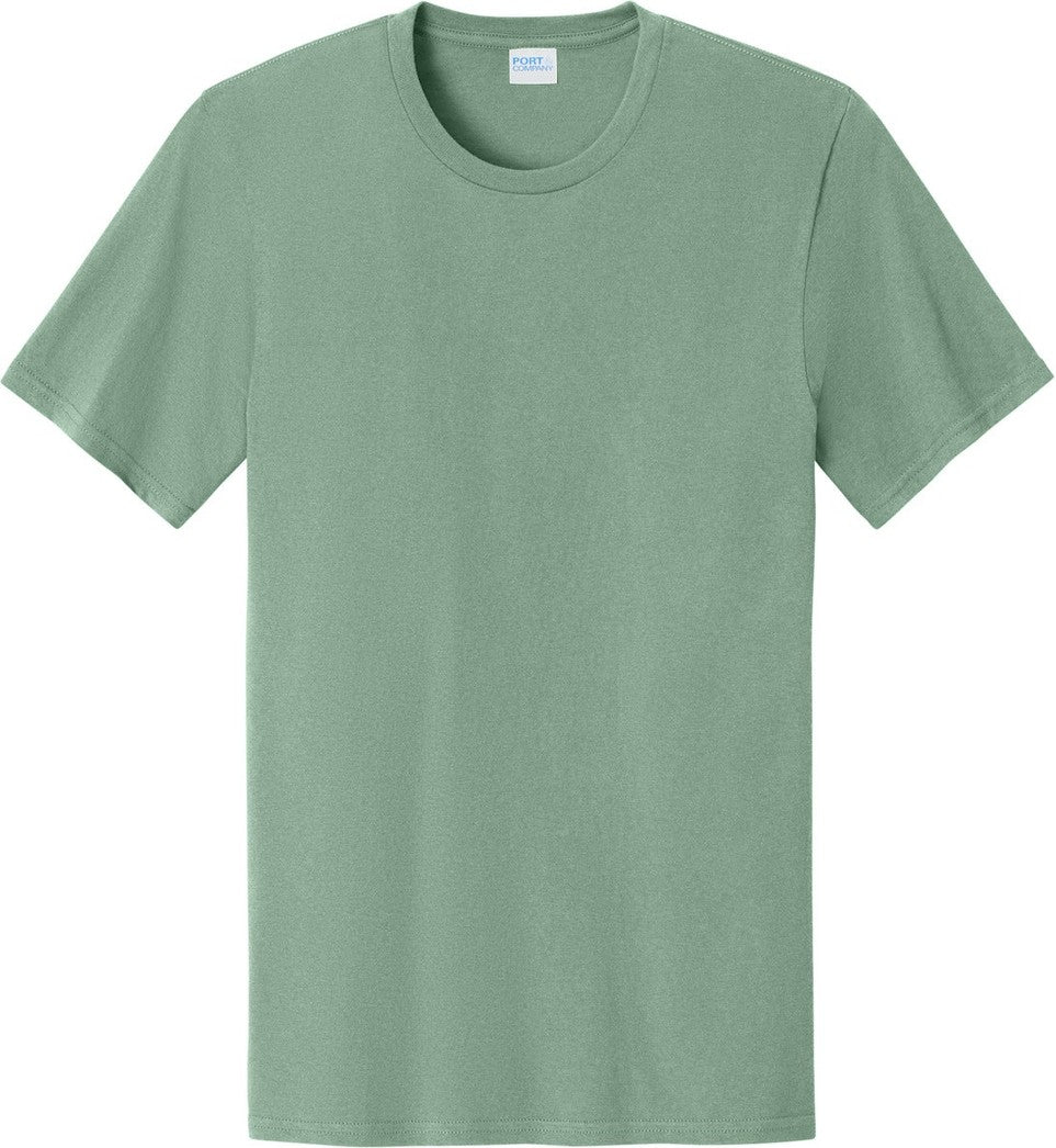 Front View of LaurelGrn Port & Co Easy Cotton Tee PC43