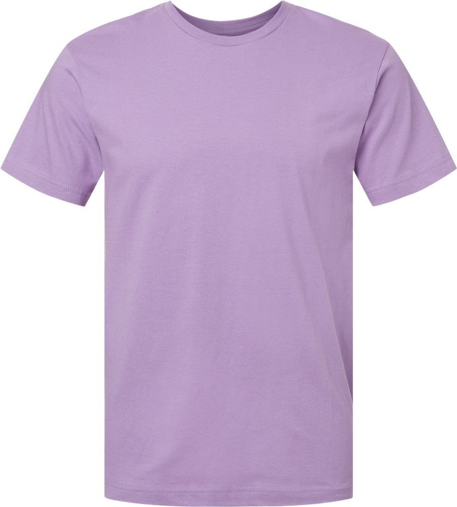 Front View of Lavender Fine Jersey Tee - 6901