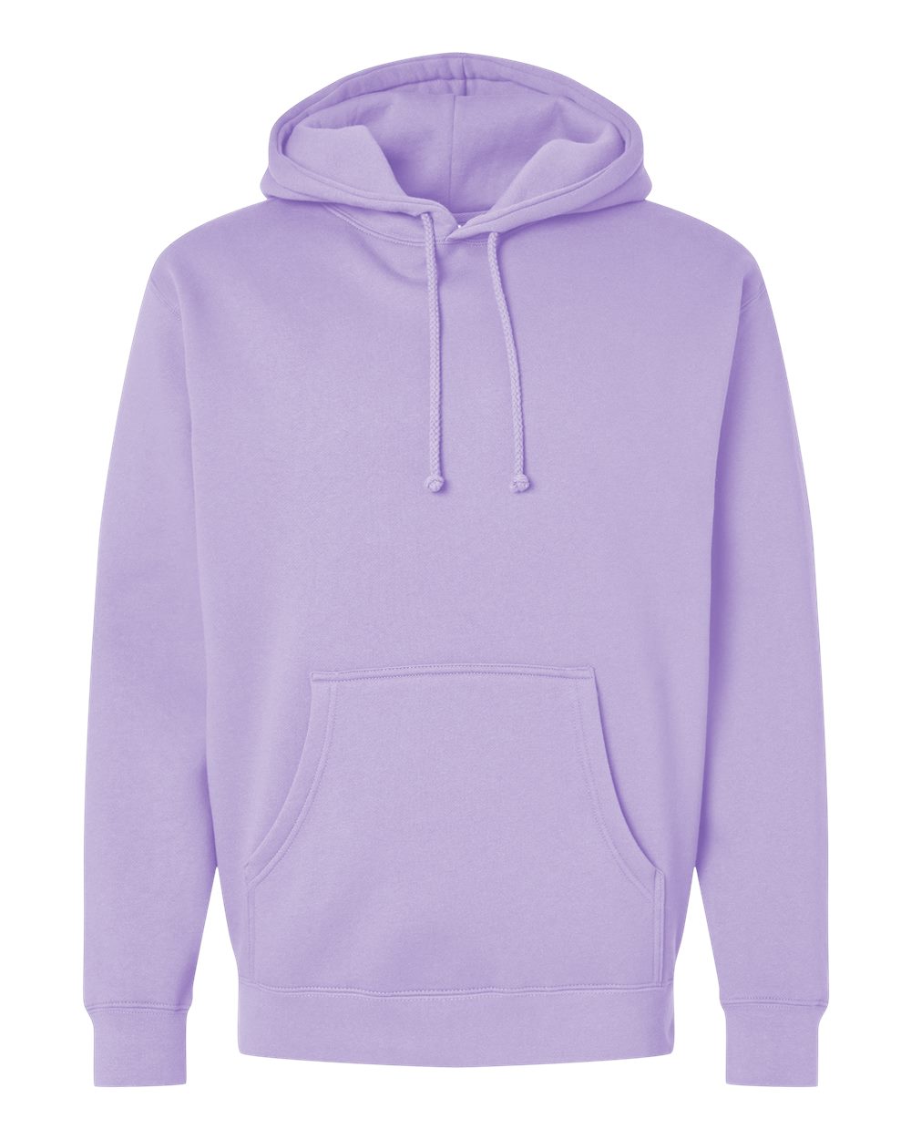 Front View of Lavender Heavyweight Hooded Sweatshirt - IND4000