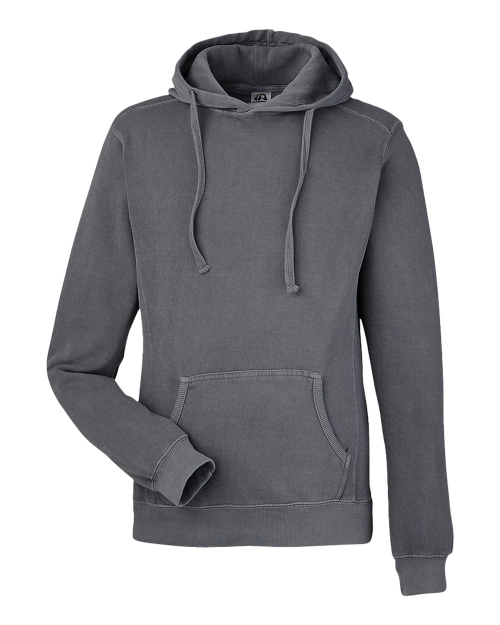 Front View of Lead Pigment-Dyed Fleece Hooded Sweatshirt - 8730
