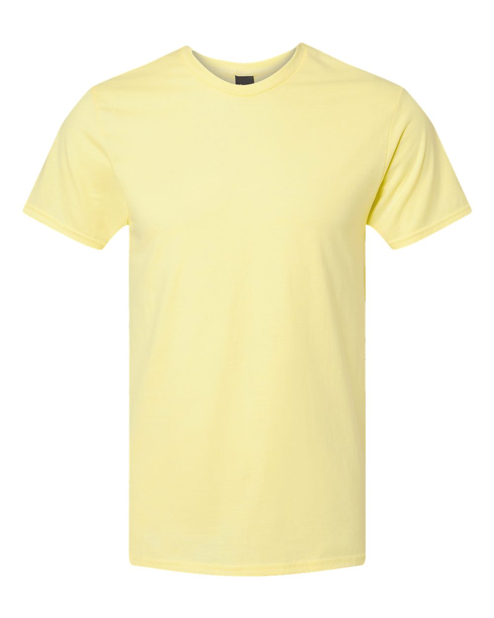 Front View of Lemon Meringue Heather Perfect-T T-Shirt - 4980