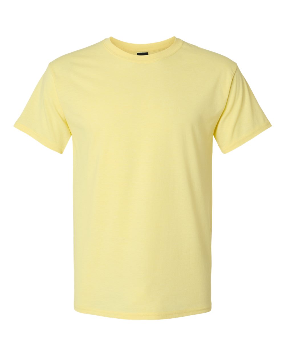 Front View of Lemon Meringue Heather Perfect-T Triblend T-Shirt - 42TB