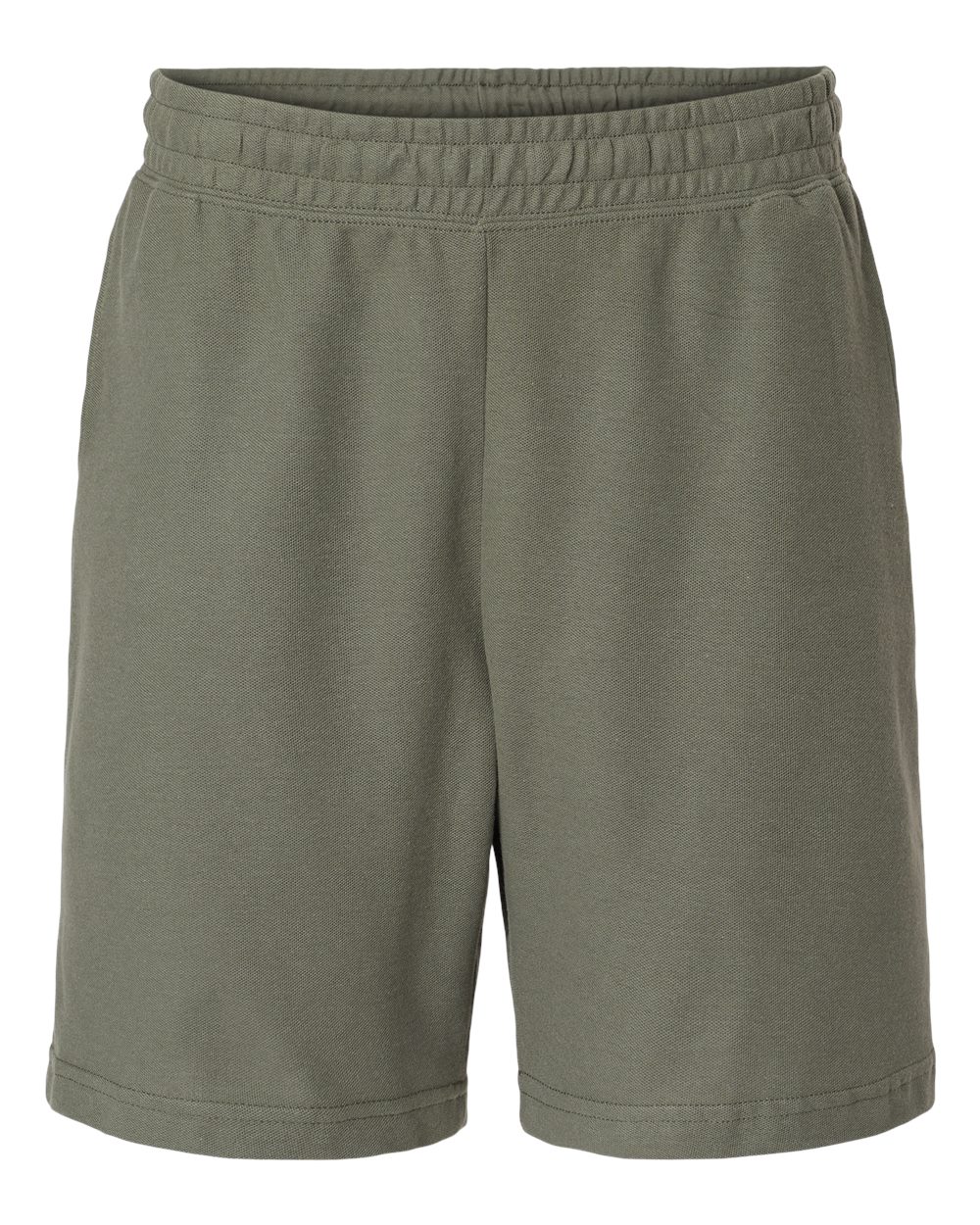 Front View of Lieutenant Pique Unisex Gym Shorts - 2PQ