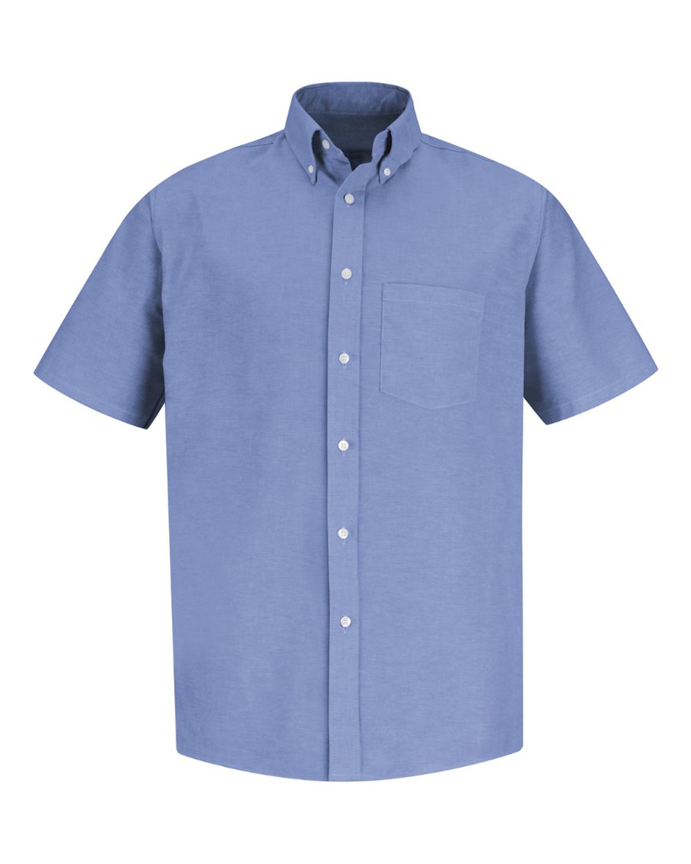 Front View of Light Blue Executive Oxford Dress Shirt - SR60EXT