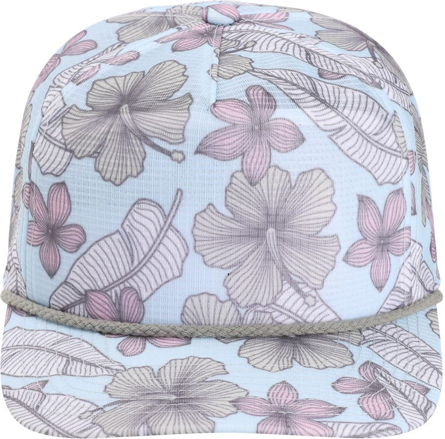 Front View of Light Blue The Live Wire Cap - DNA012