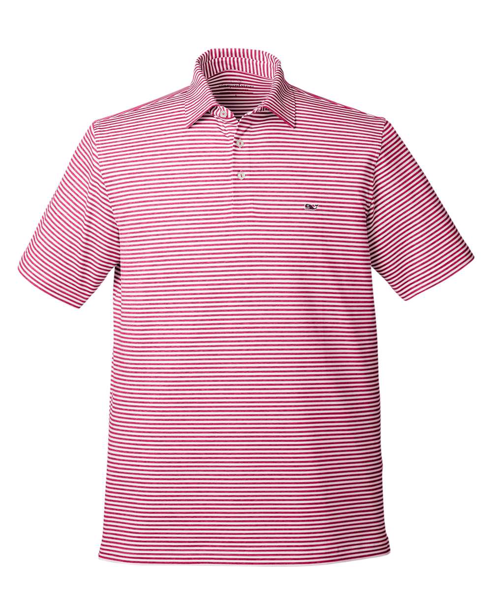 Front View of Light House Red Heathered Winstead Sankaty Polo - G011145