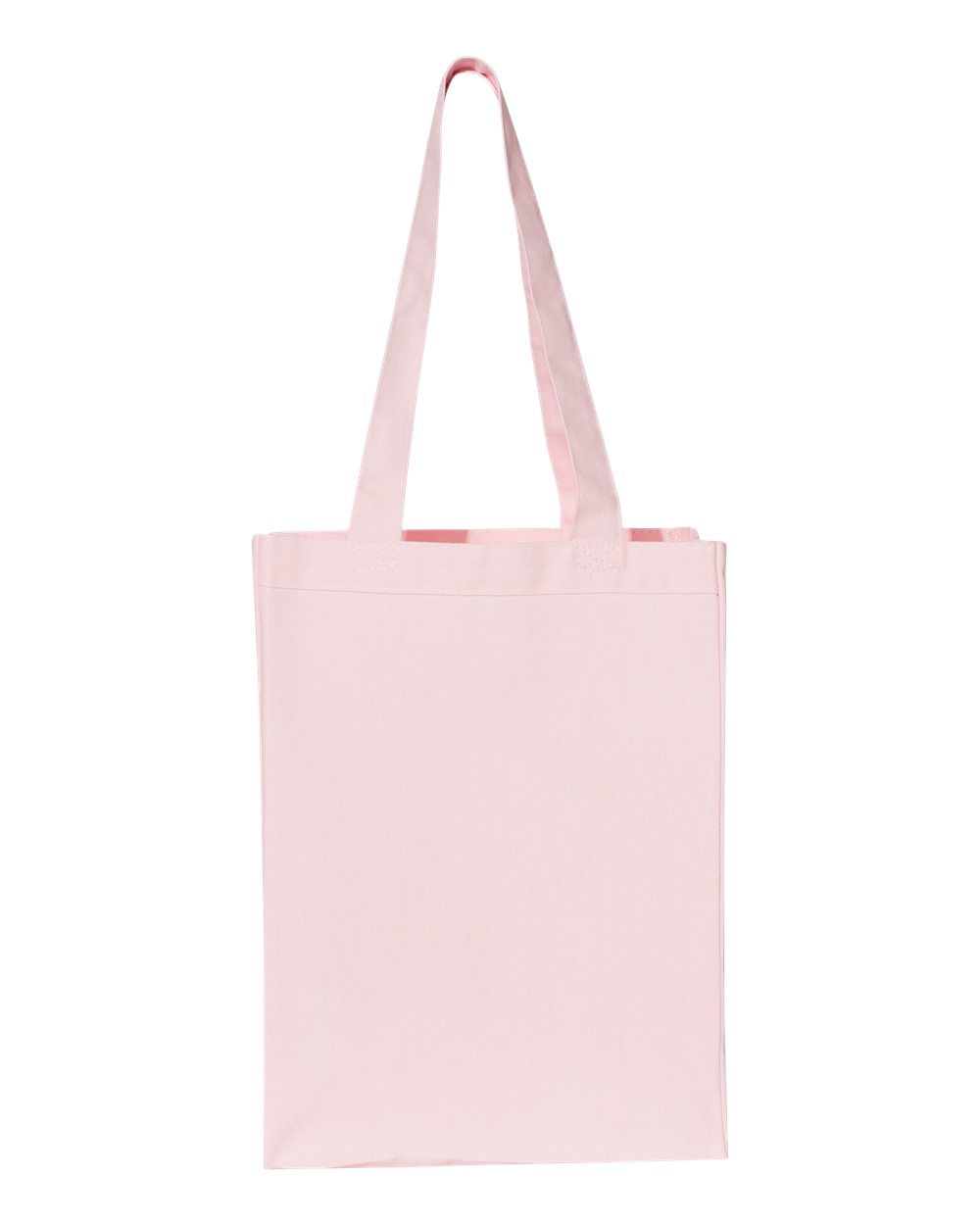 Front View of Light Pink 12L Gussetted Shopping Bag - Q1000