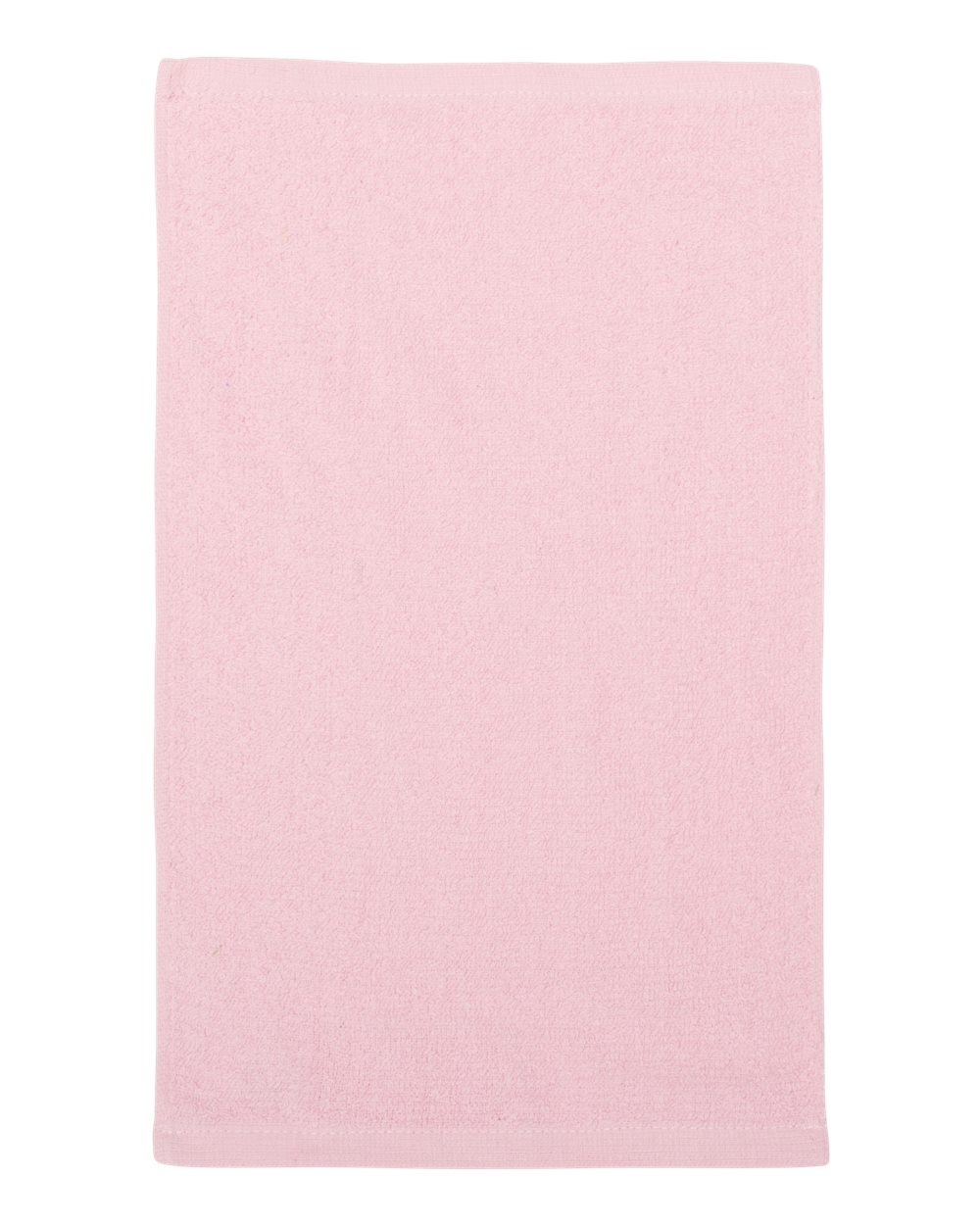 Front View of Light Pink Budget Rally Towel - T18