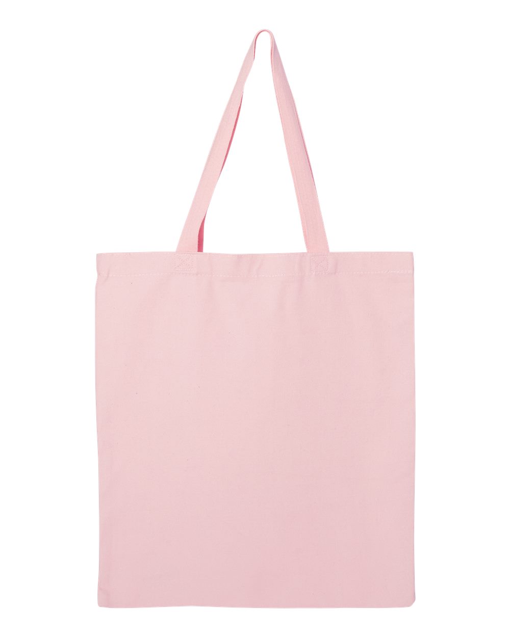 Front View of Light Pink Promotional Tote - Q800