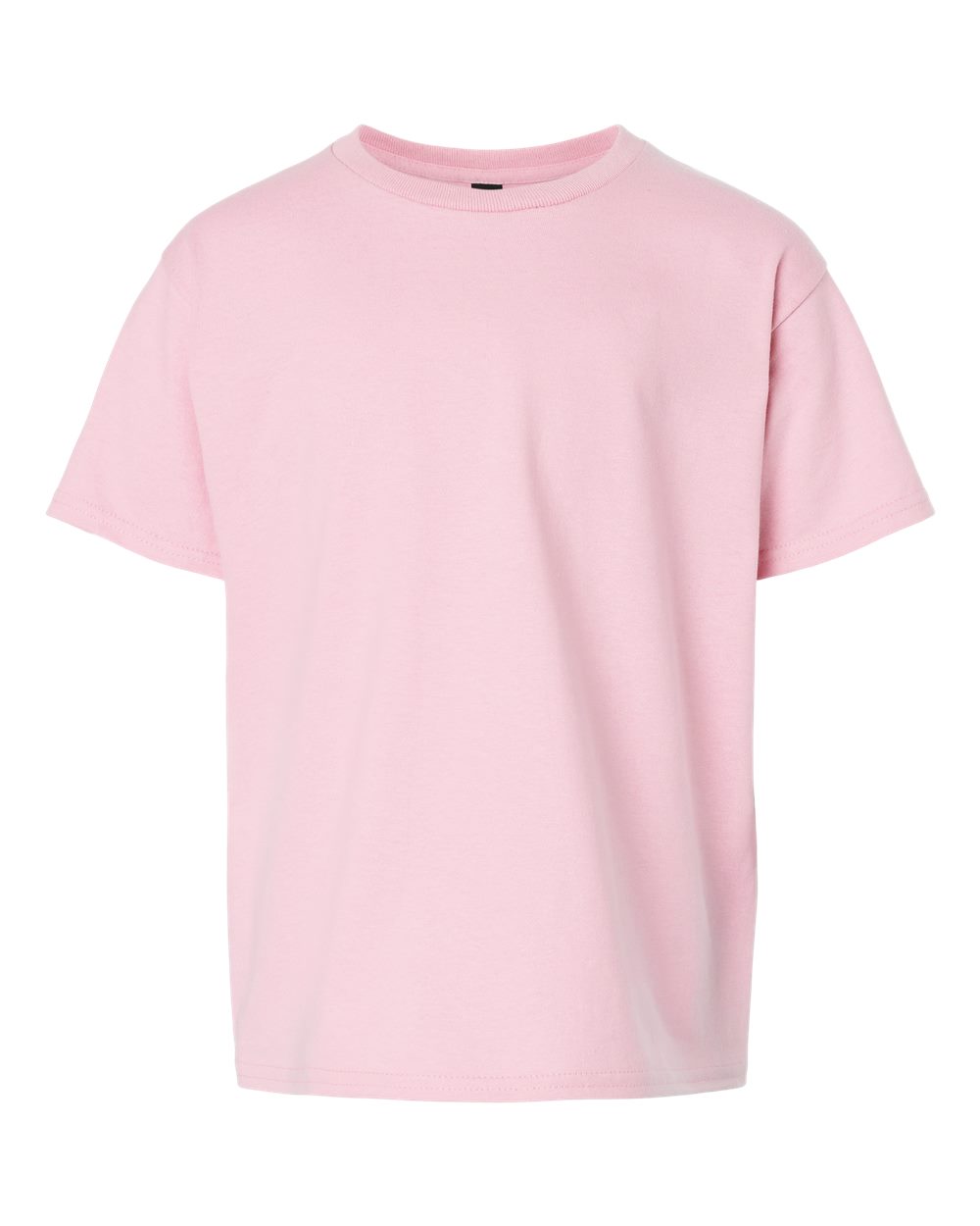 Front View of Light Pink Ultra Cotton® Youth T-Shirt - 2000B