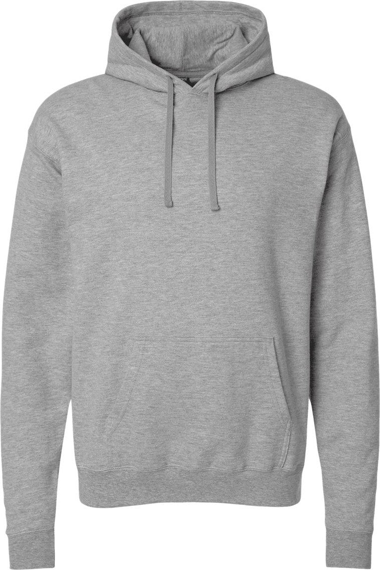Front View of Light Steel Perfect Sweats Hooded Sweatshirt - RS170