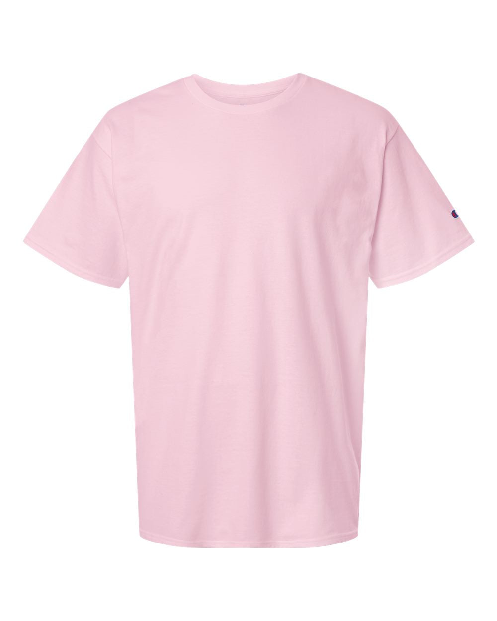 Front View of Lilac Pink Unisex Jersey T-Shirt - CH1000 plain
