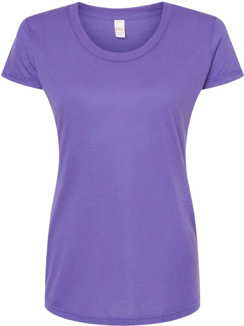 Front View of Lilac Tri Blend Women&#39;s Tri-Blend T-Shirt - 253