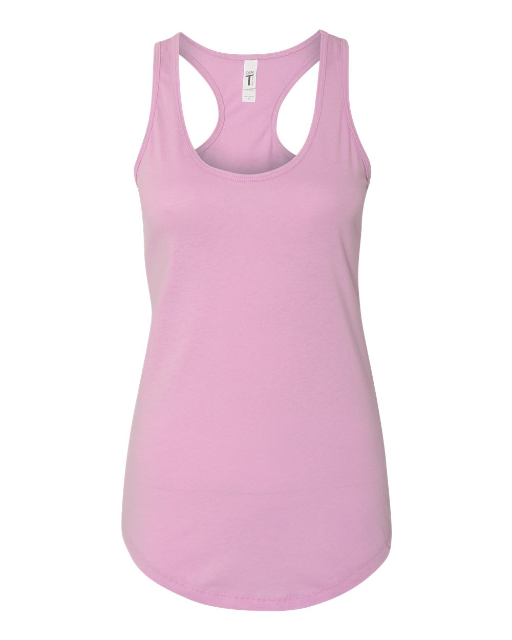 Front View of Lilac Women's Ideal Racerback Tank - 1533