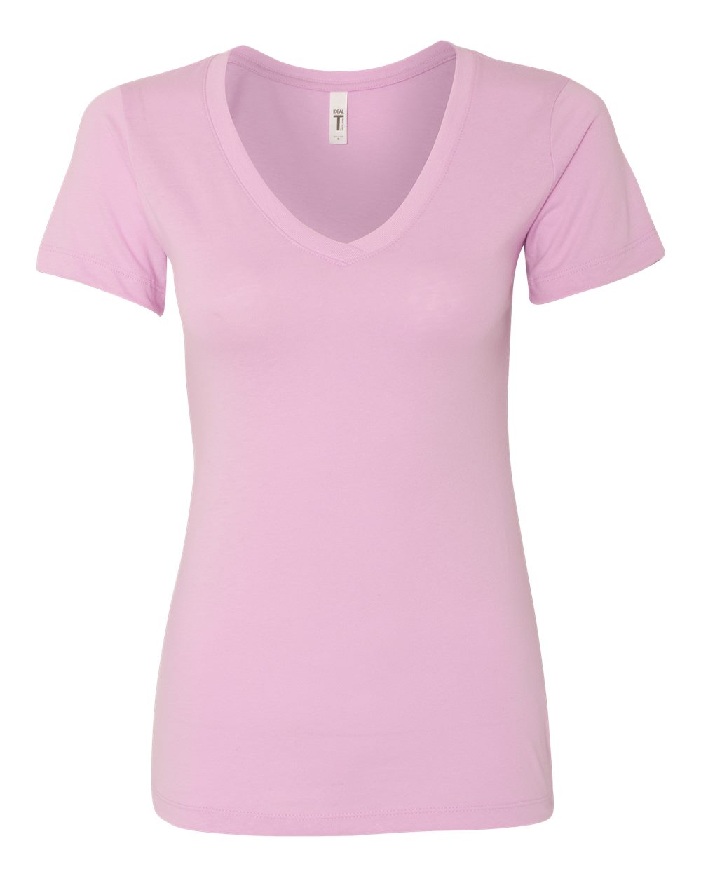 Front View of Lilac Women's Ideal V-Neck T-Shirt - 1540