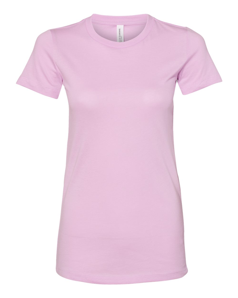 Front View of Lilac Women's Slim Fit Tee - 6004